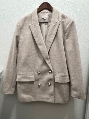 Beautiful Blazer with Pearl Buttons from Loft- size 18